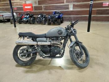  Salvage Triumph Motorcycle Scrambler